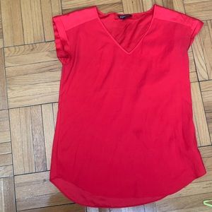 Red dress blouse